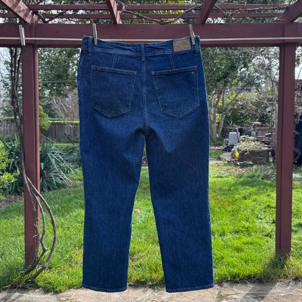 🩷 Madewell; The Perfect Vintage Straight Jean W/31 & L/27; Cotton/Hemp/Elastane - Picture 6 of 13